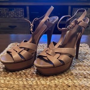 YSL Tribute Platform Heels
